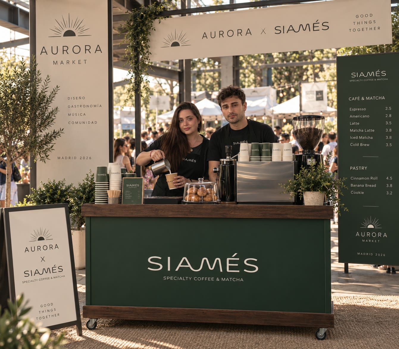 Colaboración de marca con Siamés Coffee