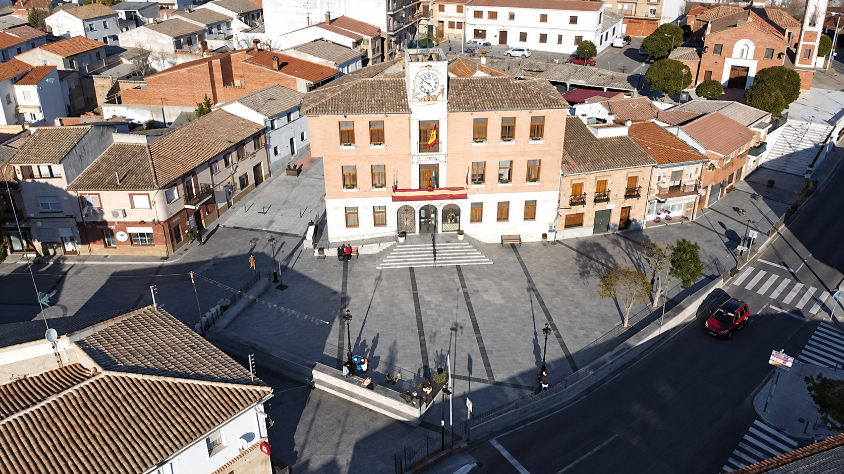 La plaza del pueblo de Toledo donde empezó Siamés